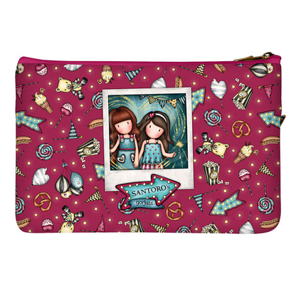 Плосък несесер с джоб Santoro Gorjuss Fireworks