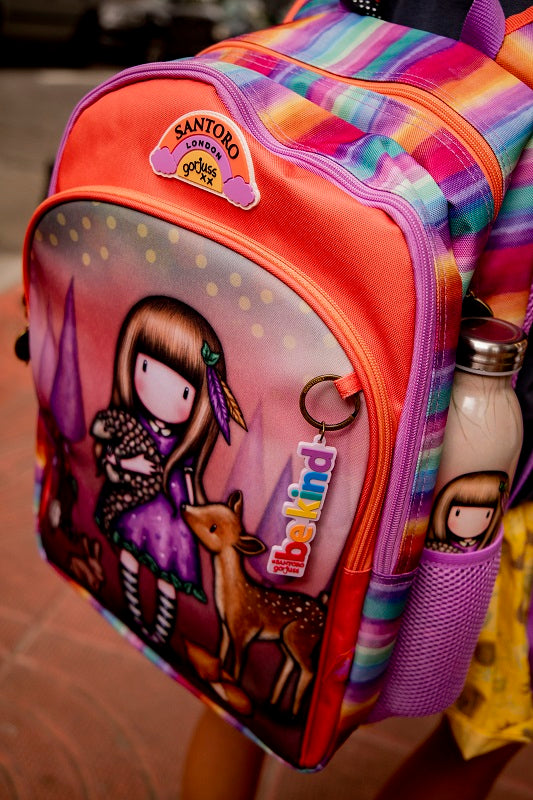 Класическа ученическа раница Santoro Gorjuss Be Kind To All Creatures