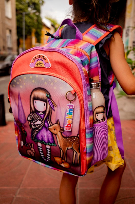 Класическа ученическа раница Santoro Gorjuss Be Kind To All Creatures