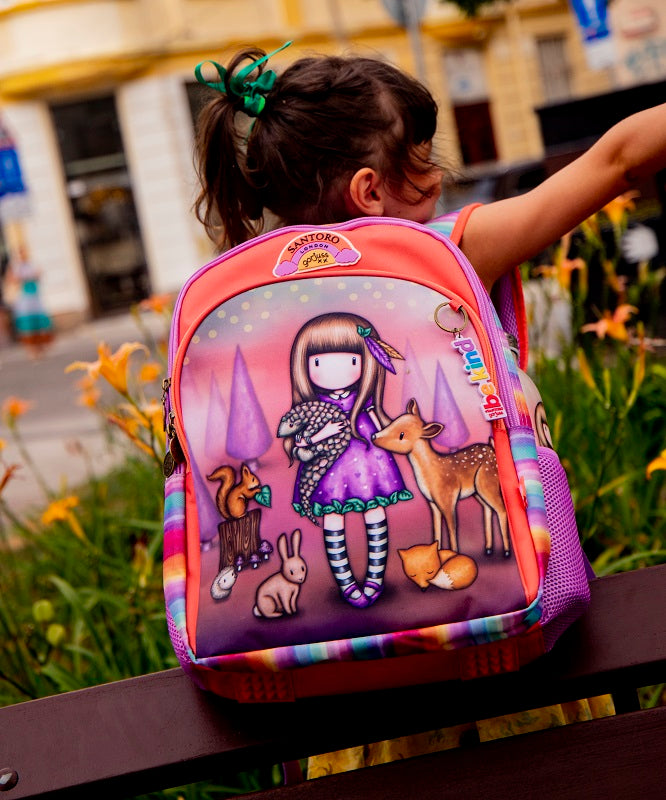 Класическа ученическа раница Santoro Gorjuss Be Kind To All Creatures