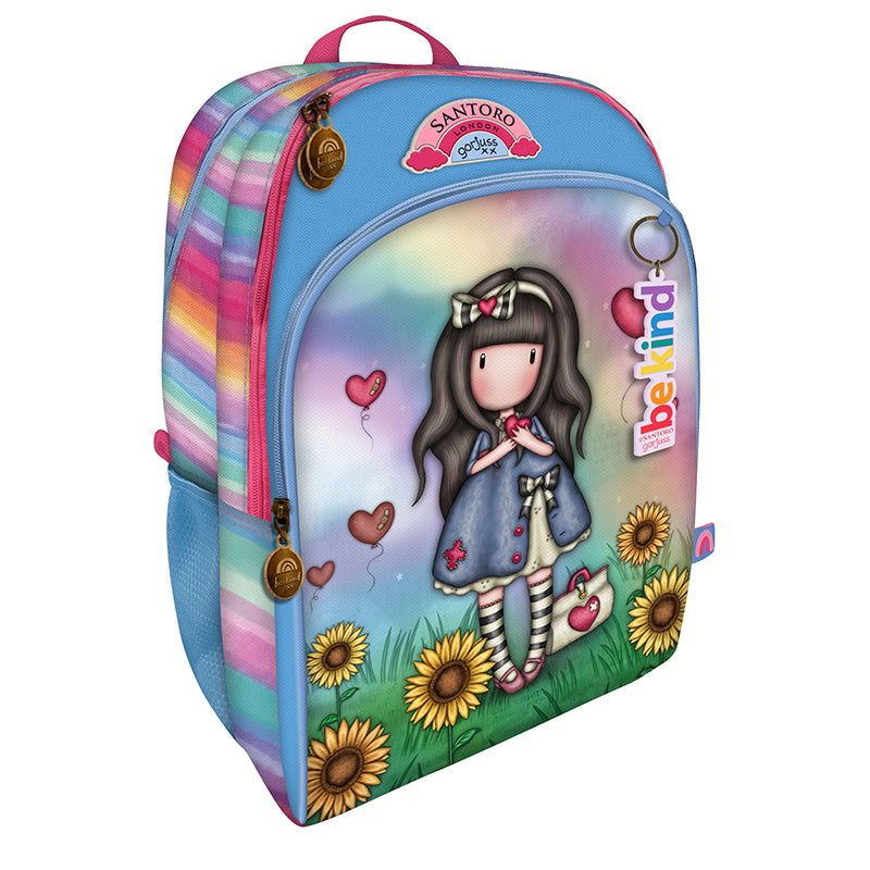 Класическа ученическа раница Santoro Gorjuss Be Kind To Yourself