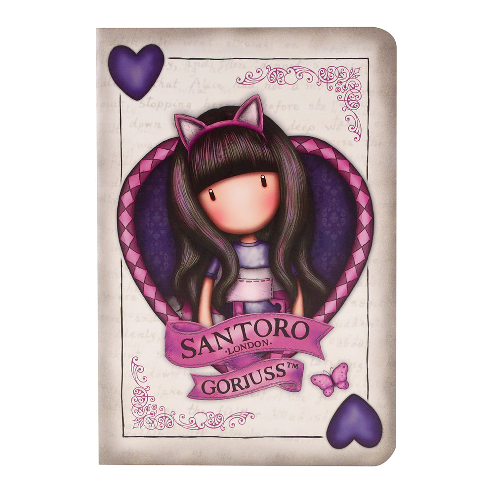 Комплект от 4 тетрадки Santoro Gorjuss Through The Looking Glass
