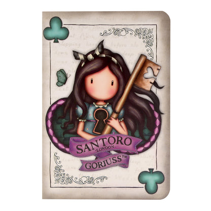 Комплект от 4 тетрадки Santoro Gorjuss Through The Looking Glass