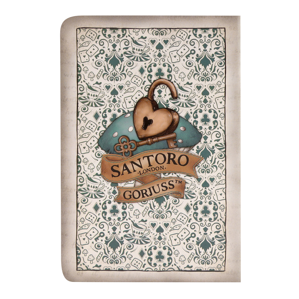 Комплект от 4 тетрадки Santoro Gorjuss Through The Looking Glass
