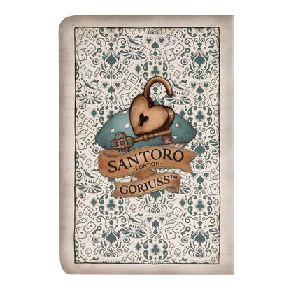 Комплект от 4 тетрадки Santoro Gorjuss Through The Looking Glass