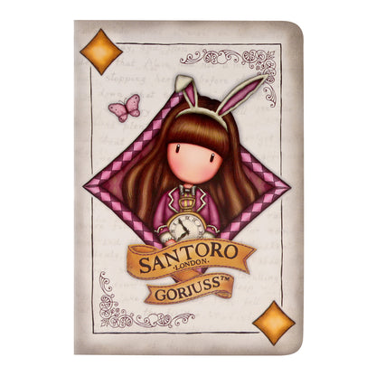 Комплект от 4 тетрадки Santoro Gorjuss Through The Looking Glass