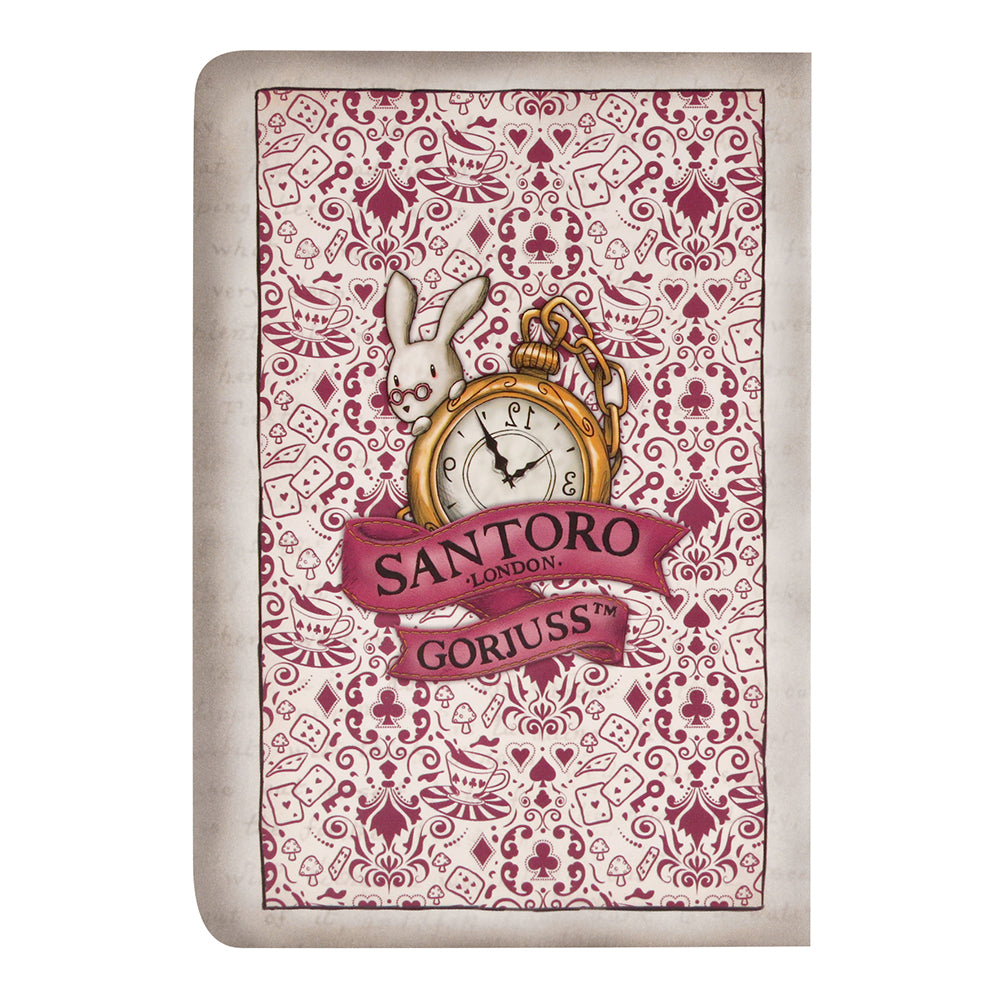 Комплект от 4 тетрадки Santoro Gorjuss Through The Looking Glass