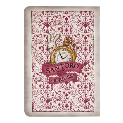 Комплект от 4 тетрадки Santoro Gorjuss Through The Looking Glass