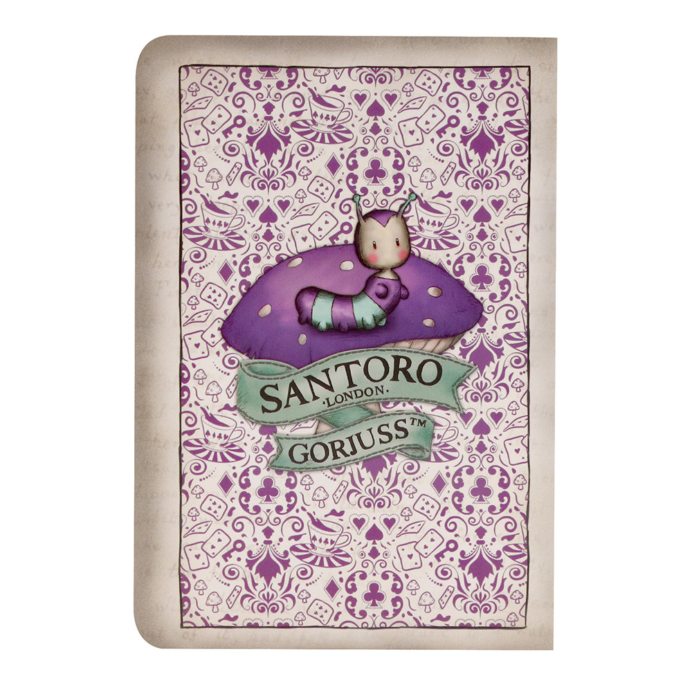 Комплект от 4 тетрадки Santoro Gorjuss Through The Looking Glass