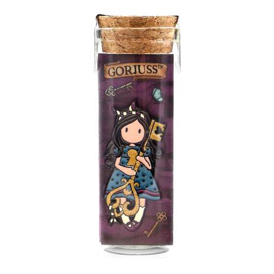 Метален пин в стъклена бутилка Santoro Gorjuss Through The Looking Glass Curiosity