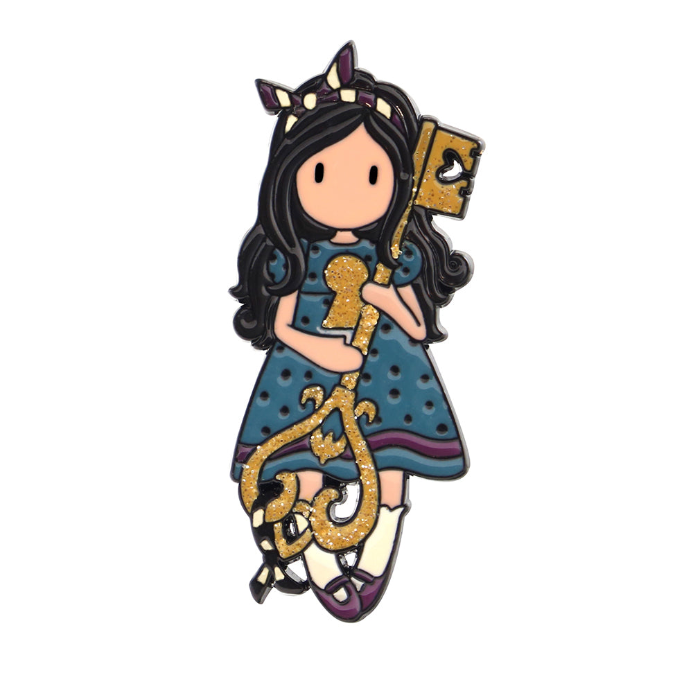 Метален пин в стъклена бутилка Santoro Gorjuss Through The Looking Glass Curiosity