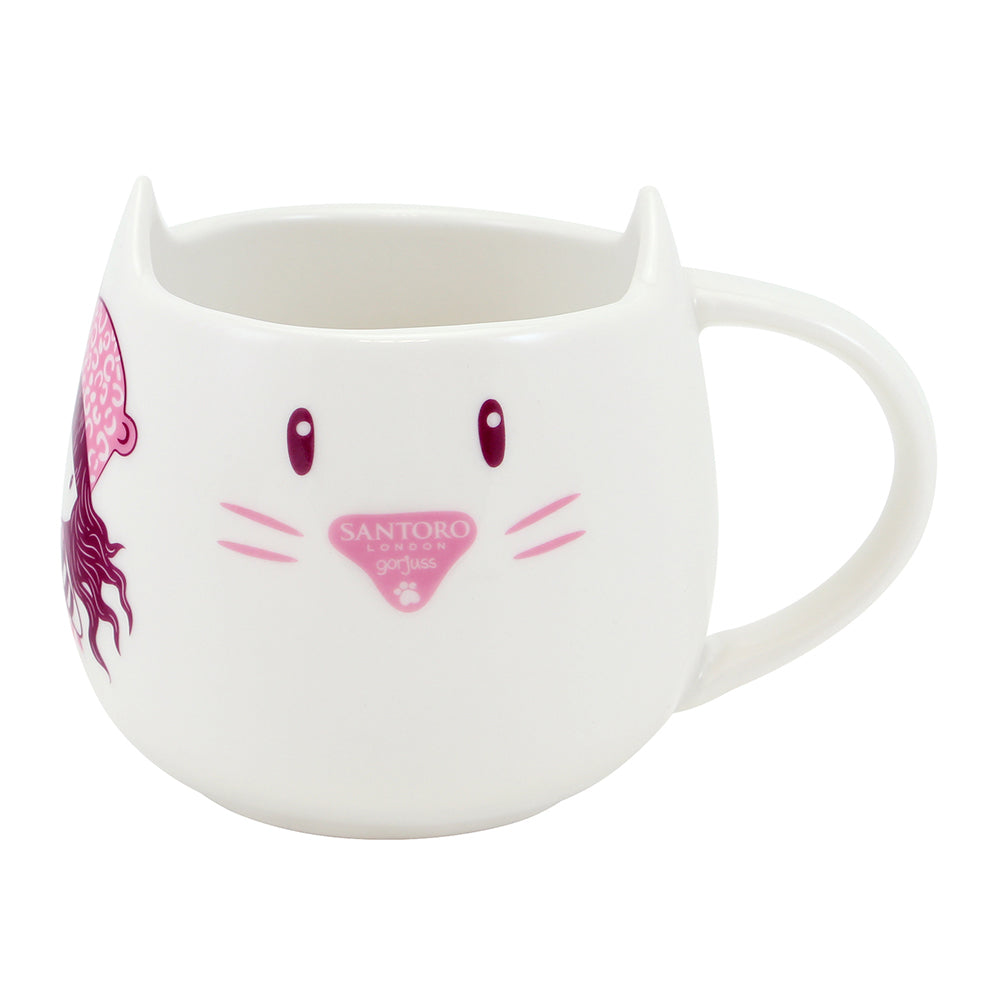 Комплект чаша и подложка за чаша в кутия Santoro Gorjuss Purrrrrfect Love