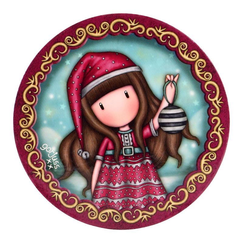 Комплект чаша с подложка Santoro Gorjuss Merry and Bright - Tis The Season