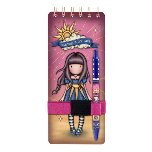 Бележник с химикал Santoro Gorjuss Whatever the Weather - Ray of Light