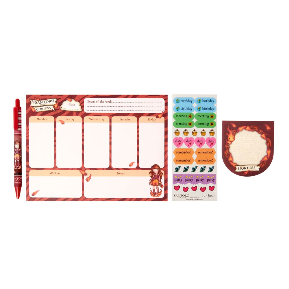 Планер сет Santoro Gorjuss Fire In My Heart