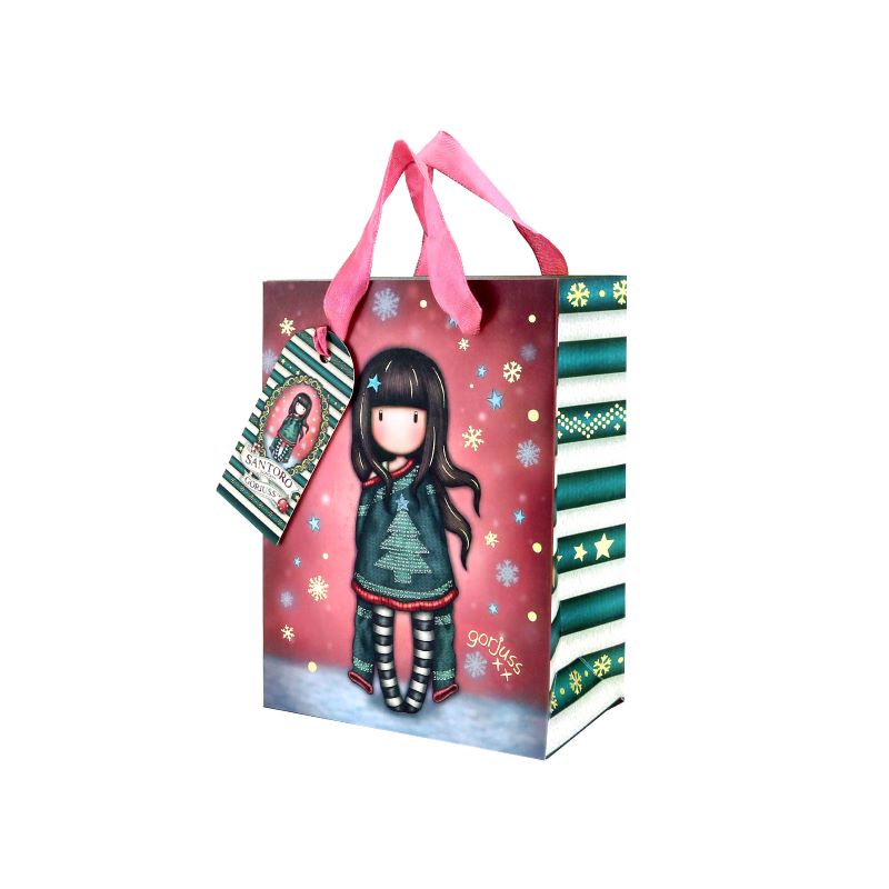 Малка подаръчна торбичка Santoro Gorjuss Merry and Bright - Cosy