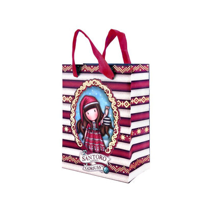 Малка подаръчна торбичка Santoro Gorjuss Merry and Bright - Tis The Season