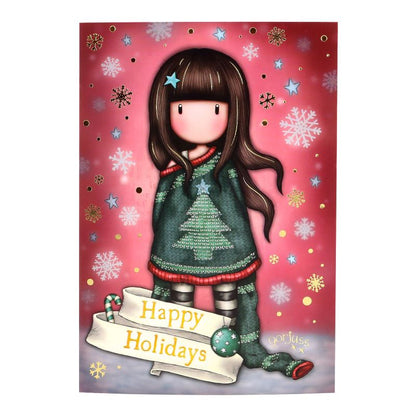 Комплект от 8 Коледни картички Santoro Gorjuss Merry and Bright - Cosy