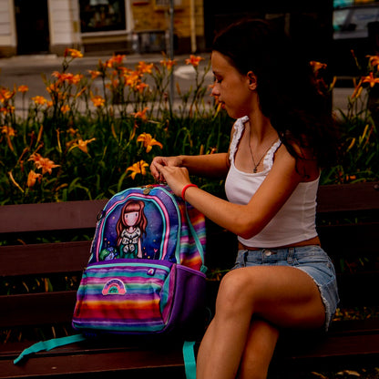 Ученическа раница Santoro Gorjuss Be Kind To Our Planet