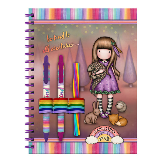 Тетрадка с пособия Santoro Gorjuss Be Kind To All Creatures