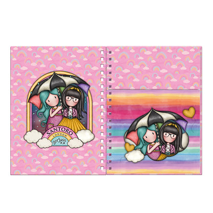 Тетрадка с пособия Santoro Gorjuss Be Kind To Each Other