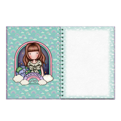 Тетрадка с пособия Santoro Gorjuss Be Kind To Our Planet