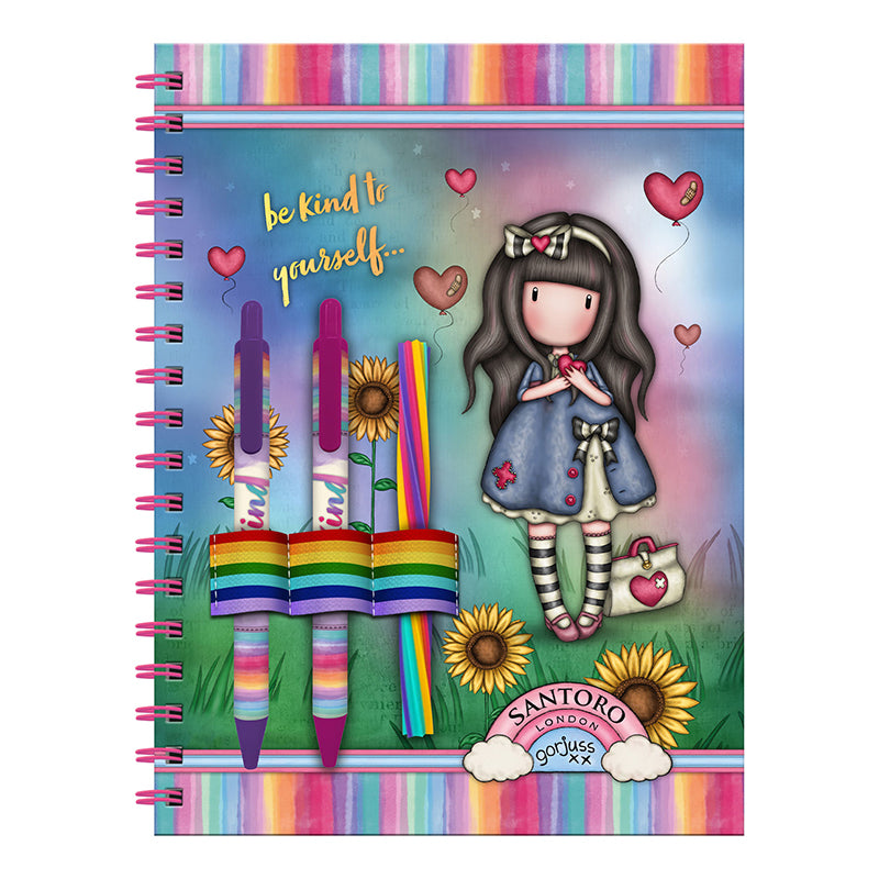 Тетрадка с пособия Santoro Gorjuss Be Kind To Yourself