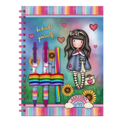 Тетрадка с пособия Santoro Gorjuss Be Kind To Yourself