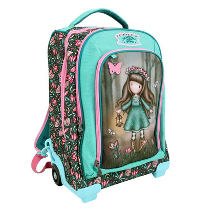 Ученическа раница на колела Santoro Gorjuss In The Forest - Woodland Wildflower