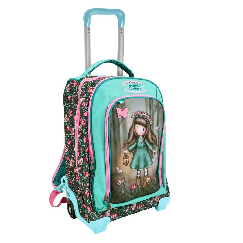 Ученическа раница на колела Santoro Gorjuss In The Forest - Woodland Wildflower