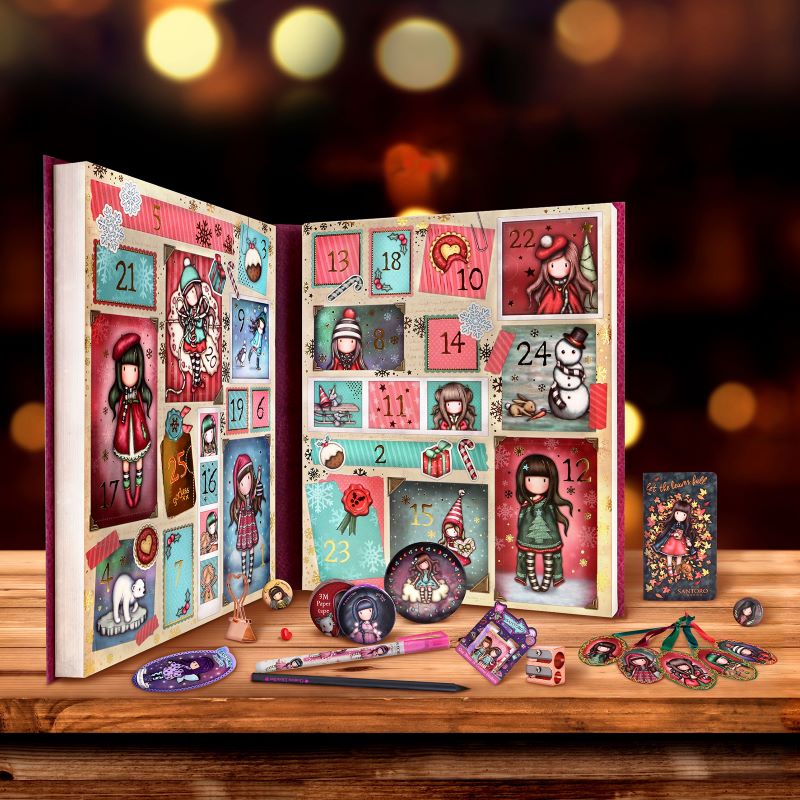 Коледен календар Santoro Gorjuss Merry and Bright