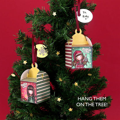 Комплект от 6 бр мини подаръчни кутии Santoro Gorjuss Mеrry and Bright