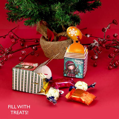 Комплект от 6 бр мини подаръчни кутии Santoro Gorjuss Mеrry and Bright