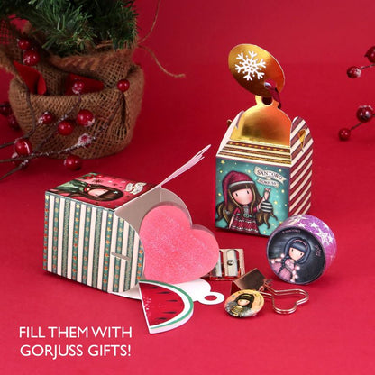 Комплект от 6 бр мини подаръчни кутии Santoro Gorjuss Mеrry and Bright