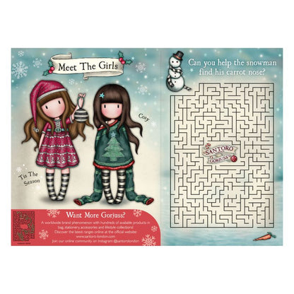 Коледен пъзел 1000 части Santoro Gorjuss Mеrry and Bright