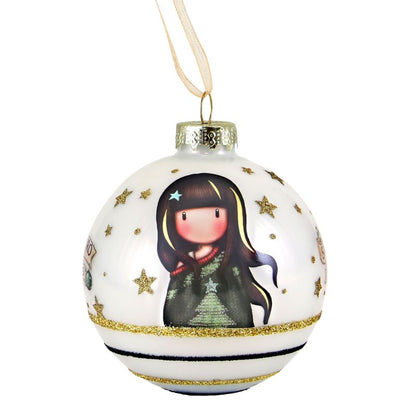 Комплект от 2 бр Коледни играчки за елха Santoro Gorjuss Mеrry and Bright