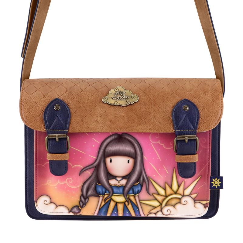 Кожена чанта с капак Santoro Gorjuss Whatever the Weather - Ray of Light
