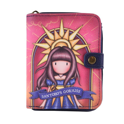 Малък кожен портфейл Santoro Gorjuss Whatever the Weather - Ray of Light