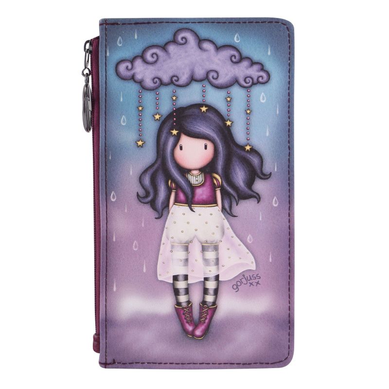 Кожен портфейл за карти Santoro Gorjuss Whatever the Weather - Little Storm Cloud