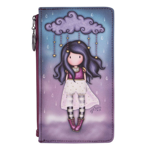 Кожен портфейл за карти Santoro Gorjuss Whatever the Weather - Little Storm Cloud