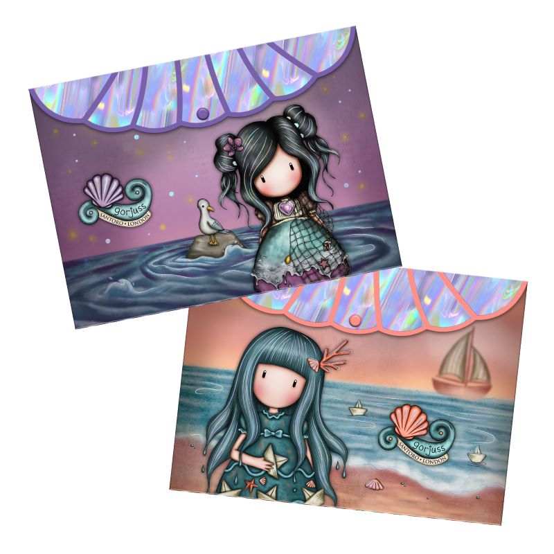 Папка с копче 2 бр Santoro Gorjuss Making Waves - Lost At Sea and Washed Ashore