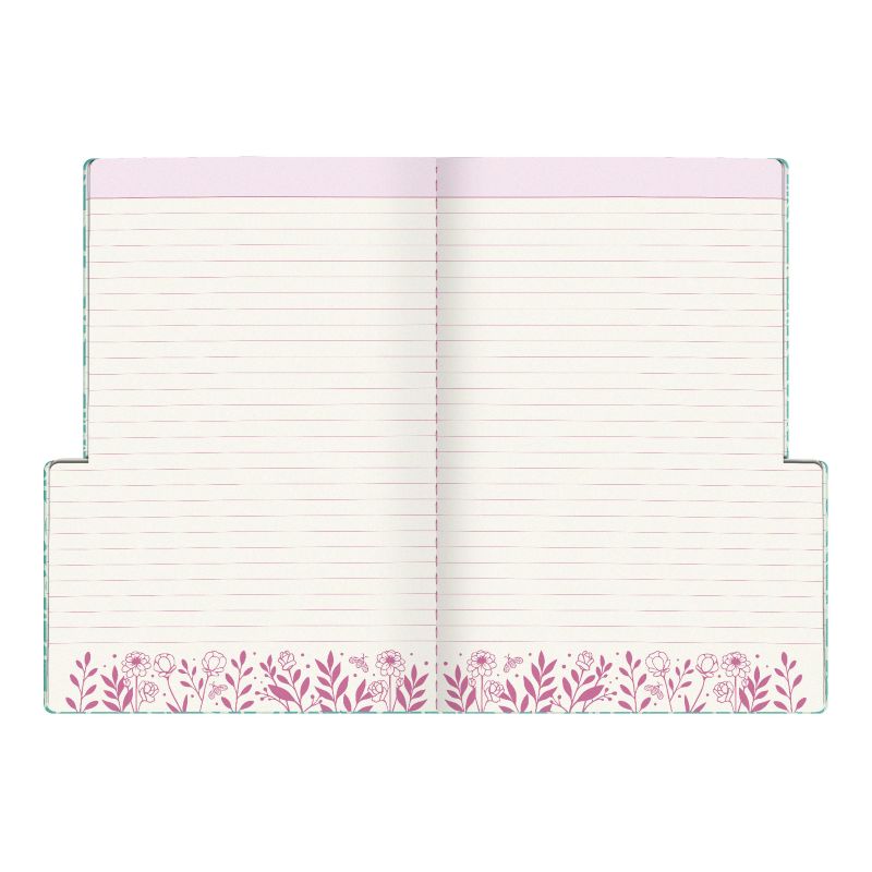 Комплект от 2 тетрадки с широки редове Santoro Gorjuss In The Forest - Little Mushroom / Woodland Wildflower