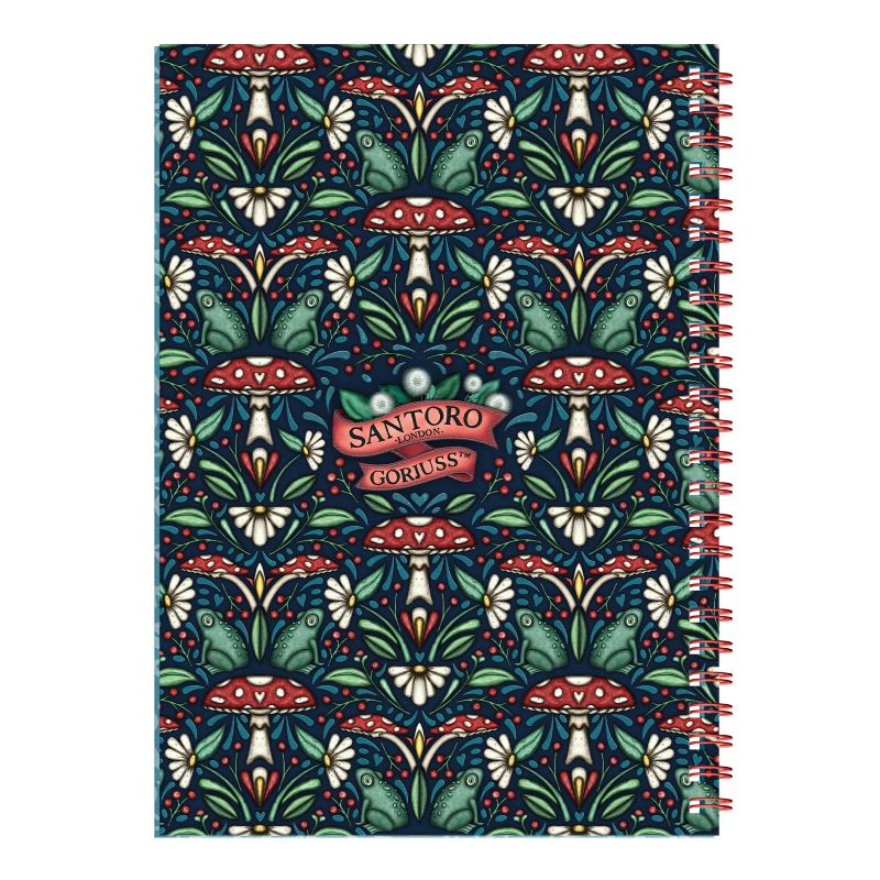 Тефтер с 2 книгоразделителя Santoro Gorjuss In The Forest - Little Mushroom