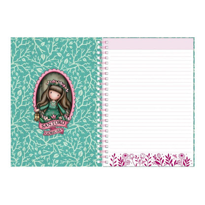 Тефтер с 2 книгоразделителя Santoro Gorjuss In The Forest - Woodland Wildflower