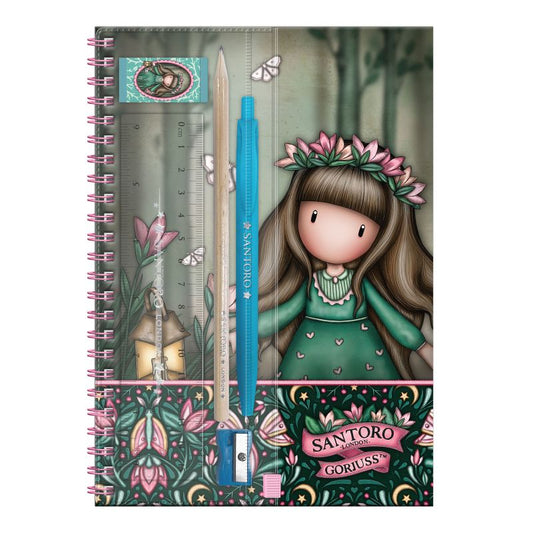 Комплект с ученически пособия Santoro Gorjuss In The Forest - Woodland Wildflower