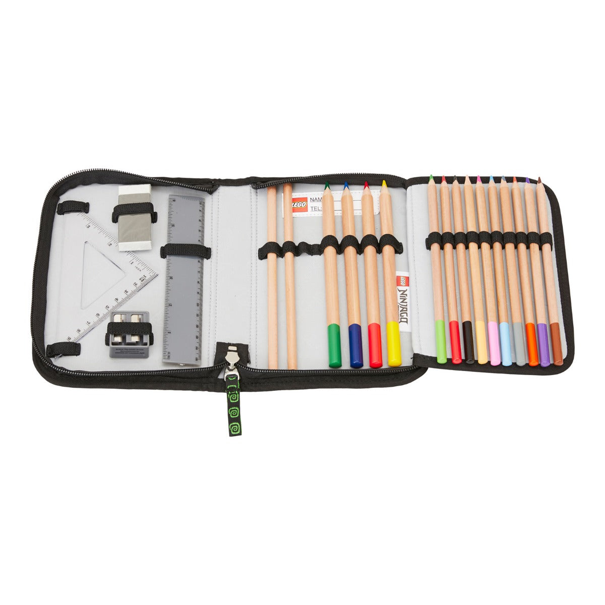 Ученически несесер LEGO® NINJAGO® Lloyd Gold със съдържание