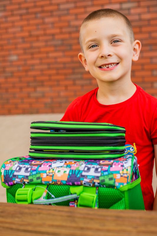 Ученически сет Minecraft Ergonomic - 3 части (раница, несесер и спортна торба)