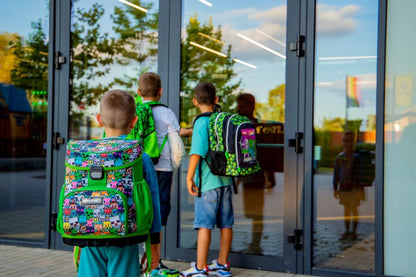 Ученически сет Minecraft Ergonomic - 3 части (раница, несесер и спортна торба)