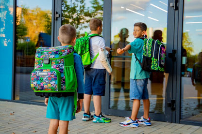 Ученически сет Minecraft Ergonomic - 3 части (раница, несесер и спортна торба)