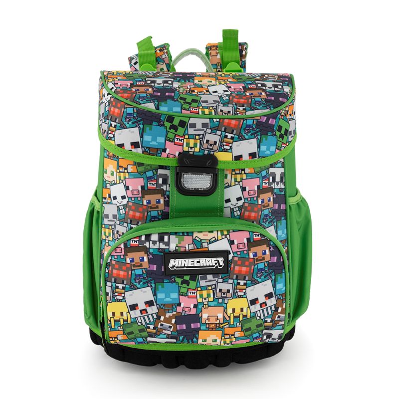 Ученически сет Minecraft Ergonomic - 3 части (раница, несесер и спортна торба)